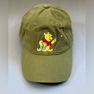 Disney Winnie the Pooh Hat Cap Adjustable Strap Back Olive Green 2021